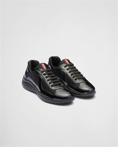 prada square toe tennis shoes|prada athletic shoes.